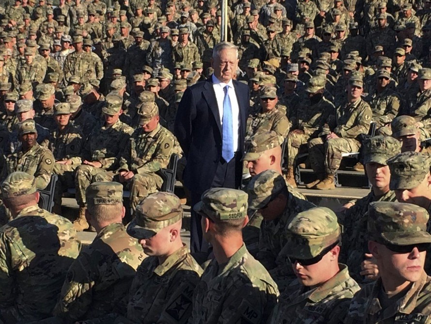 Bộ trưởng Mattis kêu gọi binh sĩ 'giữ vững hàng ngũ' trong dịp Giáng sinh