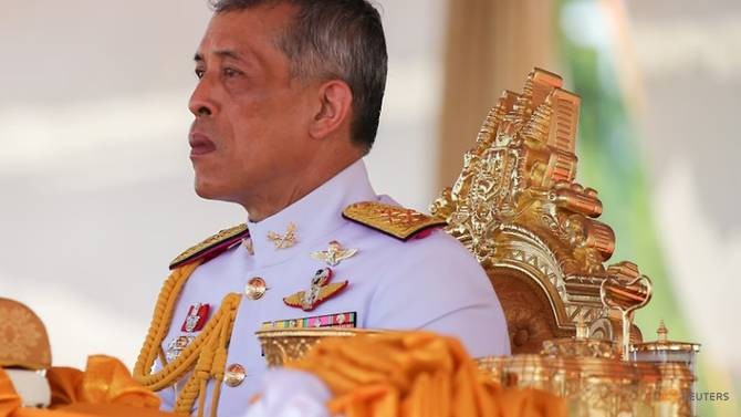 Quốc vương Rama X của Thái Lan. Ảnh: Reuters