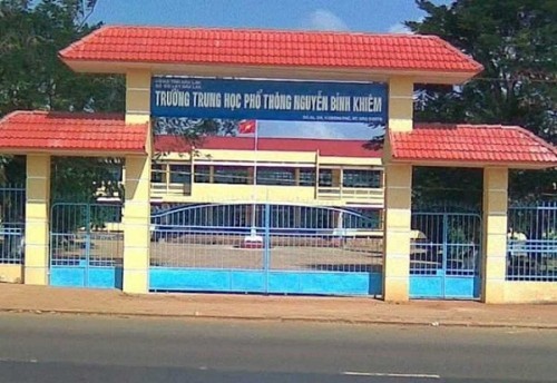 Trường THPT Nguyễn Bỉnh Khiêm. Ảnh: Zing