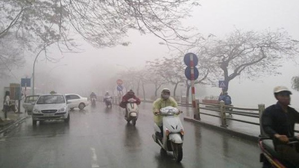 Thời tiết ngày 6/3: Hà Nội và các tỉnh Đông Bắc Bộ có mưa rét