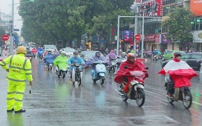 Thời tiết ngày 15/3: Không khí lạnh gây mưa cho Bắc Bộ và Bắc Trung Bộ
