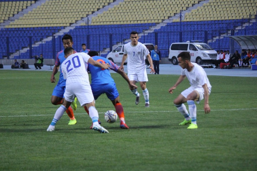Đương kim vô địch U23 Uzbekistan 'đả bại' Ấn Độ với tỷ số 3-0
