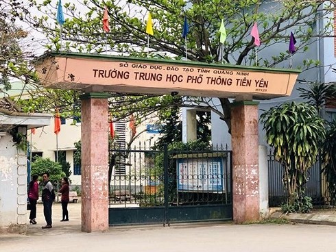 Trường THPT Tiên Yên. Ảnh: Infonet 