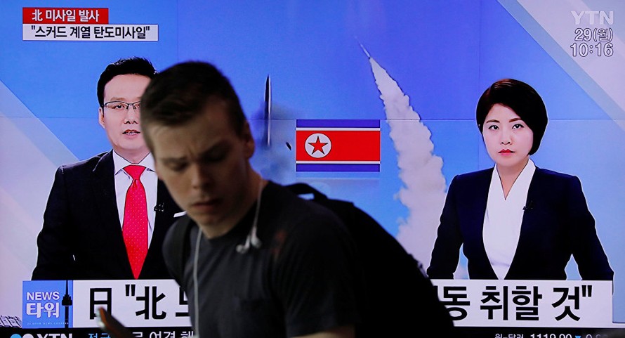Mỹ và Hàn Quốc thận trọng theo dõi vụ phóng tên lửa của Triều Tiên