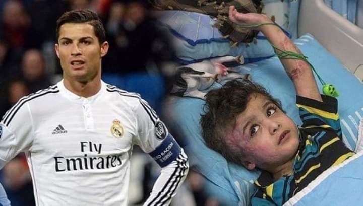 Ronaldo quyên góp 1,5 triệu USD cho người Palestine tại Dải Gaza