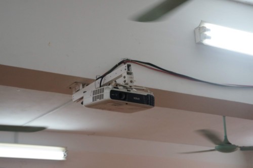 Camera an ninh được lắp đặt tại các phòng lưu giữ bài thi và đề thi để giám sát. Ảnh: GD&TĐ