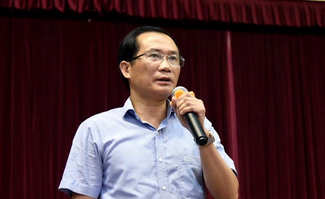 Ông Phạm Ngọc Anh - Trưởng phòng GD&ĐT quận Cầu Giấy. Ảnh: Zing