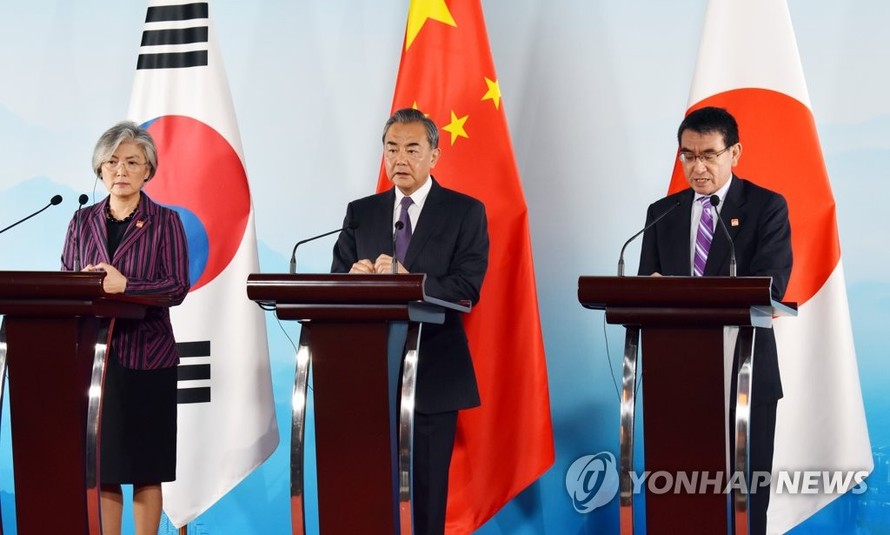 Hàn Quốc, Trung Quốc, Nhật Bản hưởng ứng kêu gọi hợp tác ba bên