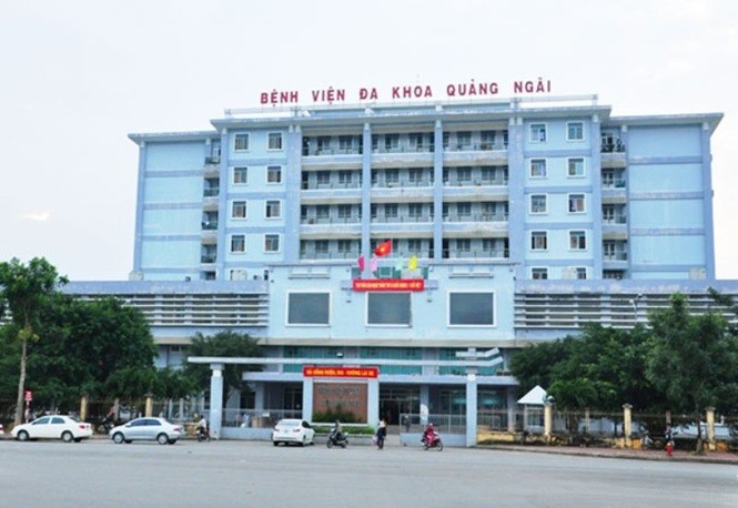Bệnh viện Đa khoa Quảng Ngãi .Ảnh: Tiền Phong