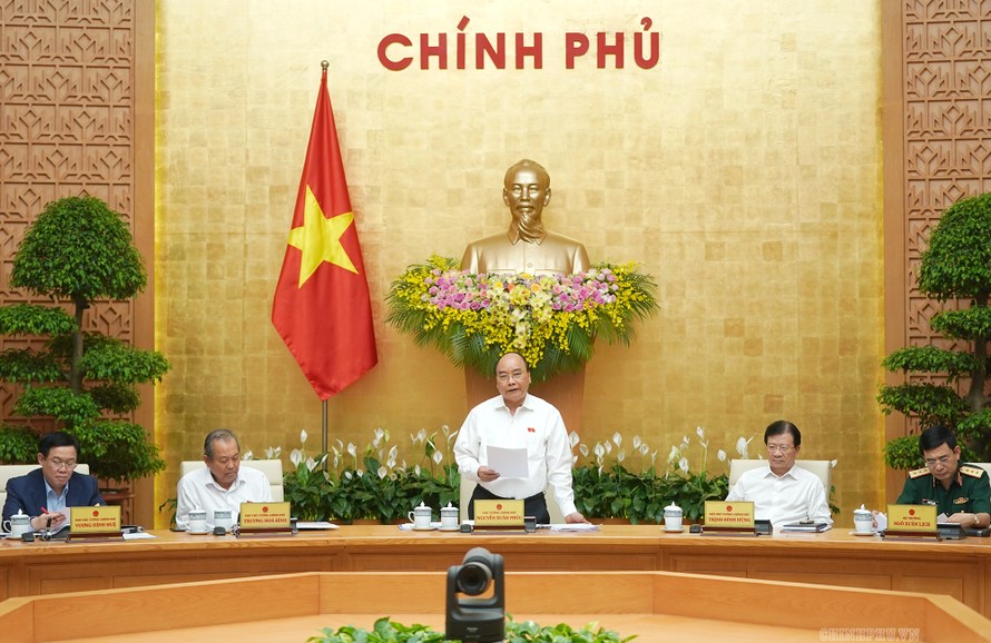 Thủ tướng chủ trì họp Chính phủ thường kỳ tháng 8/2019