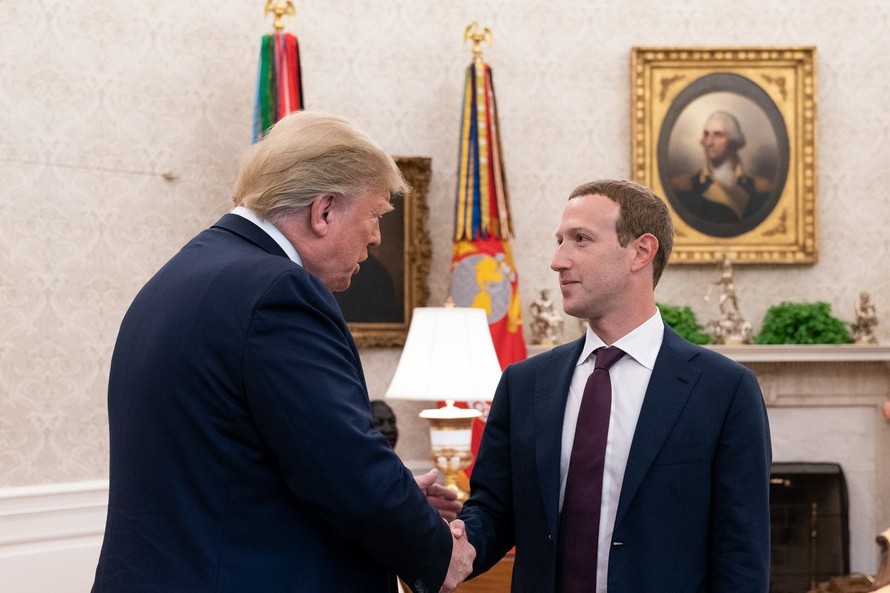 Nhà sáng lập Facebook gặp mặt Tổng thống Trump