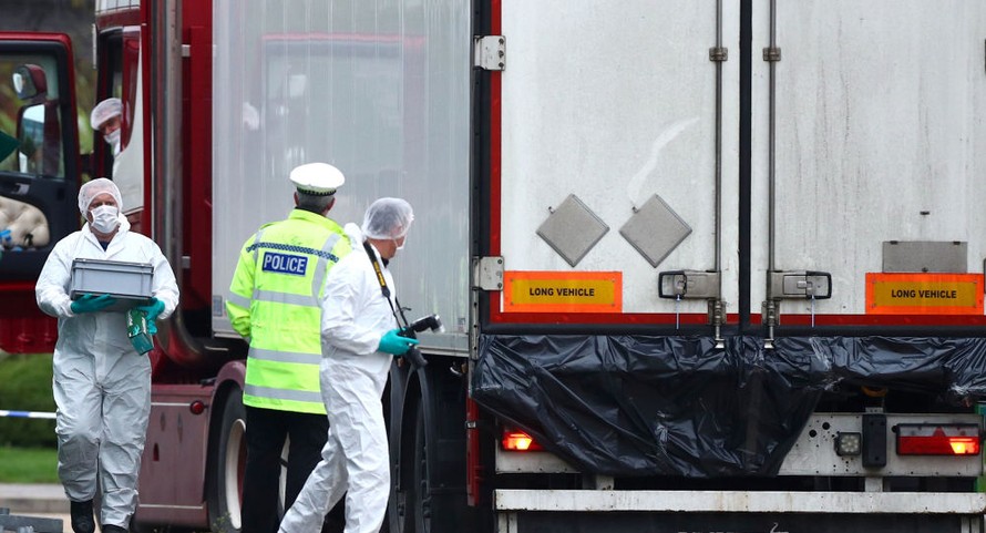 Cảnh sát Anh tiết lộ hành trình chiếc xe chở 39 xác chết
