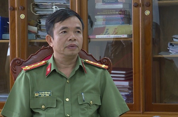 Đại tá Nguyễn Tiến Nam - PGĐ Công an Hà Tĩnh. 