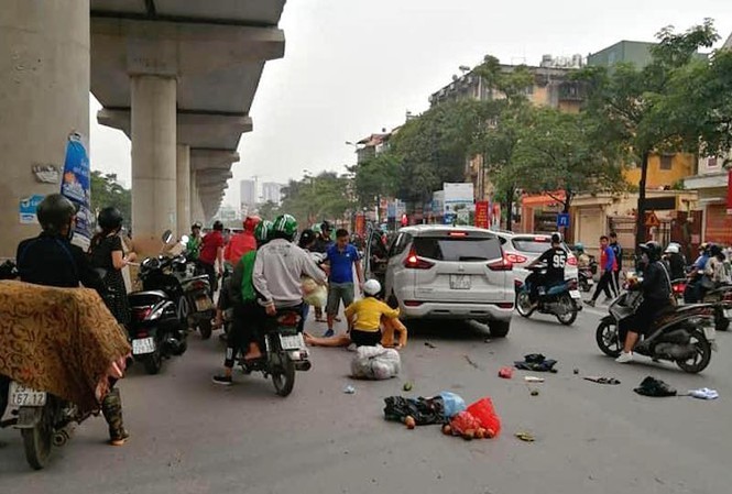 Xác định danh tính tài xế gây tai nạn liên hoàn tại Hà Nội
