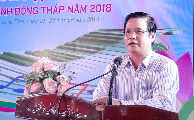 Ông Nguyễn Hữu Lý - Phó Giám đốc Sở Văn hóa, Thể thao và Du lịch tỉnh Đồng Tháp.