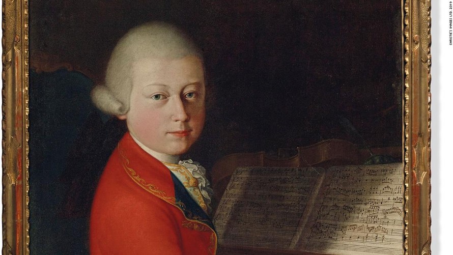 Bức chân dung hiếm về Mozart được đấu giá 1,3 triệu USD