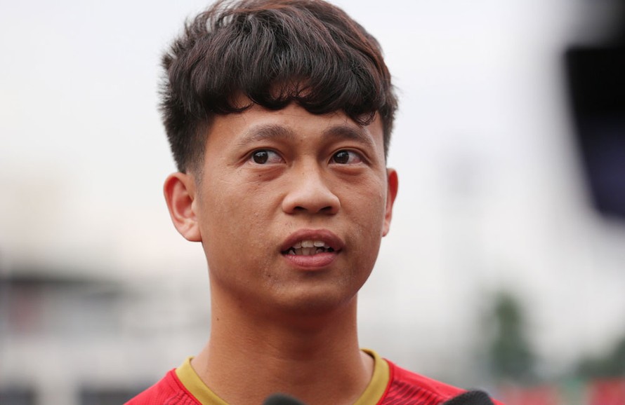 Tiền vệ Trần Thanh Sơn: 'Bất kể thời tiết ra sao, chúng tôi vẫn chiến đấu hết mình'