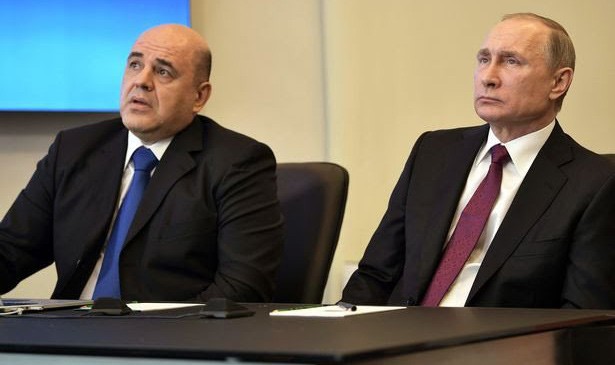 Ông Mikhail Mishustin (phải) được bổ nhiệm làm Thủ tướng Nga. Ảnh: ND24News