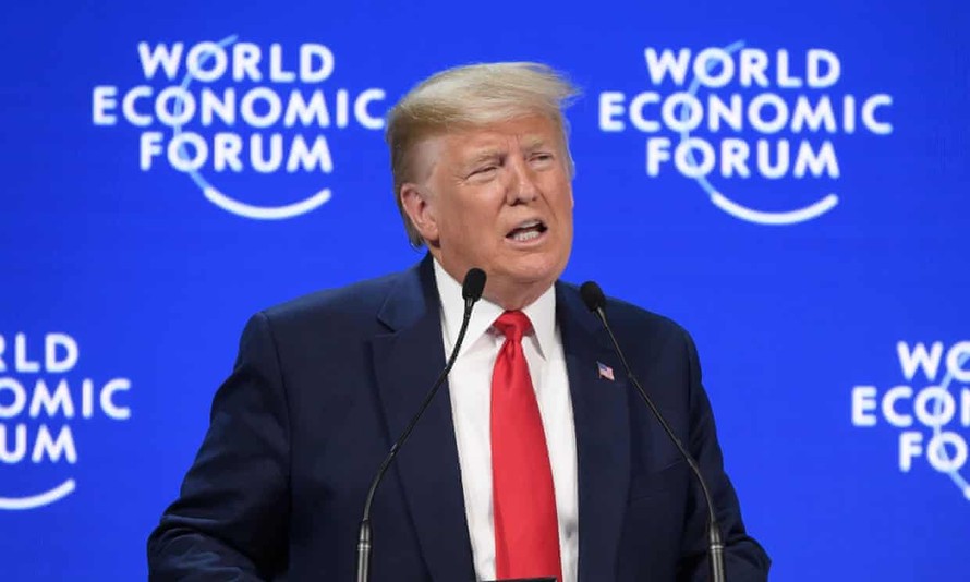 Trump ngợi ca kinh tế Mỹ tại WEF 2020