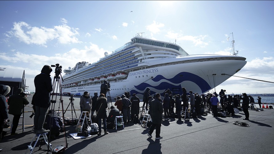 Nhật Bản: Phát hiện thêm 60 ca nhiễm nCoV trên du thuyền