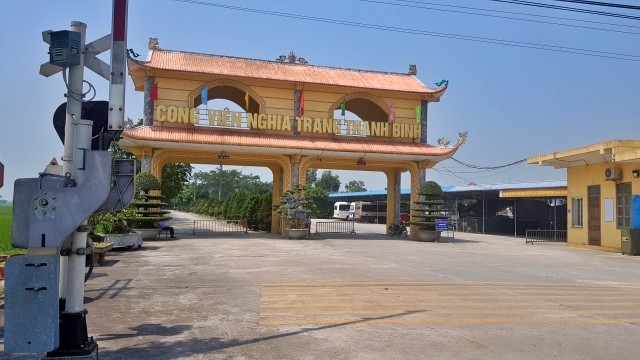 Công viên nghĩa trang Thanh Bình (Nam Định). Ảnh: Nhân Dân