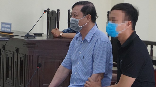 Bị cáo Nguyễn Chí Phương tại phiên tòa xét xử. Ảnh: Thanh Niên