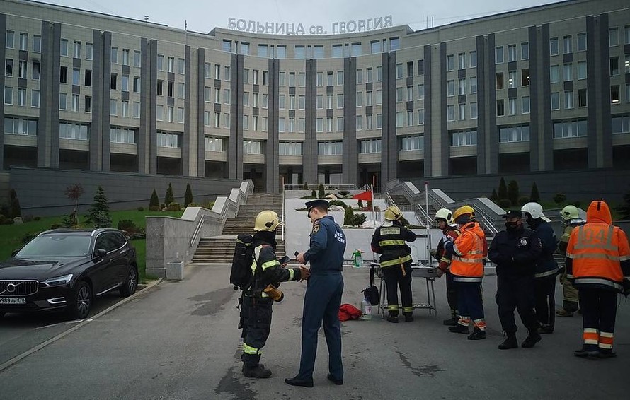 Cháy bệnh viện chữa COVID-19 ở Nga, 5 người chết