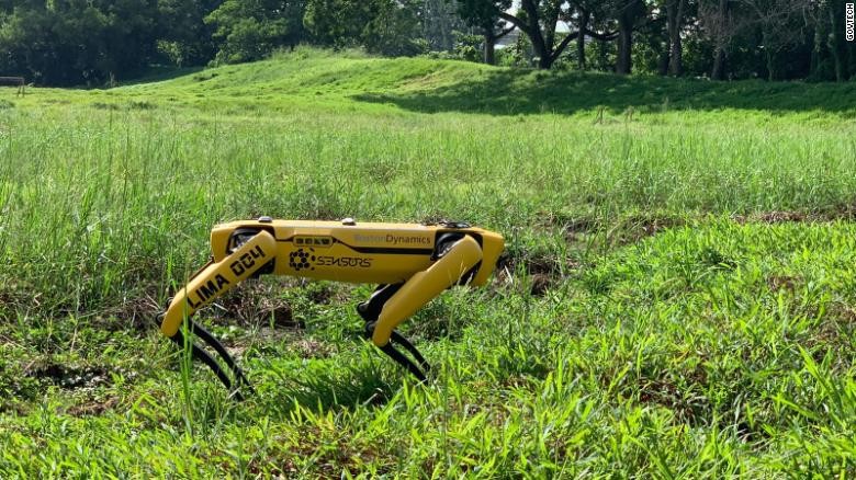 Singapore điều động robot 4 chân canh gác công viên