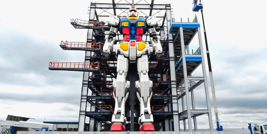 Robot Gundam khổng lồ được chế tạo tại Nhật Bản