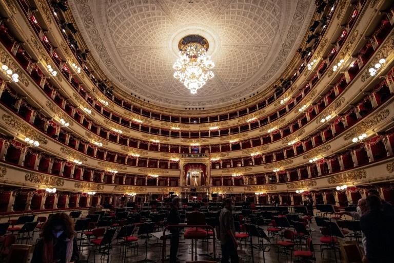 Nhà hát opera La Scala lần đầu đón khán giả trở lại