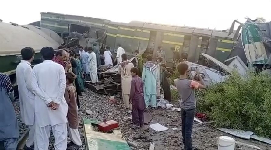 Tai nạn đường sắt Pakistan khiến 35 người chết