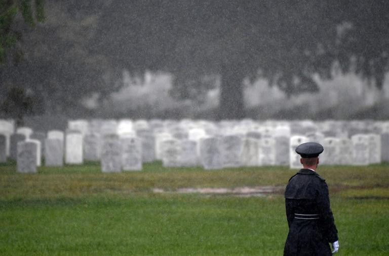 Nghĩa trang Quốc gia Arlington, nơi chôn cất những binh sĩ Mỹ thiệt mạng trong các cuộc chiến ở Iraq và Afghanistan. Ảnh: AFP