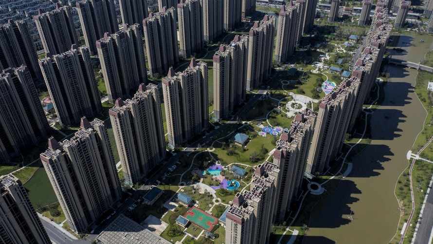 Thị trường bất động sản Trung Quốc ảm đạm vì Evergrande 