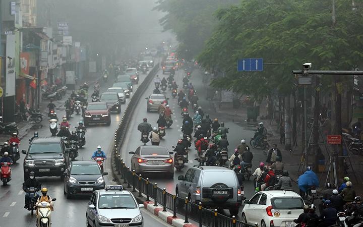 Hà Nội và vùng lân cận ô nhiễm không khí nặng