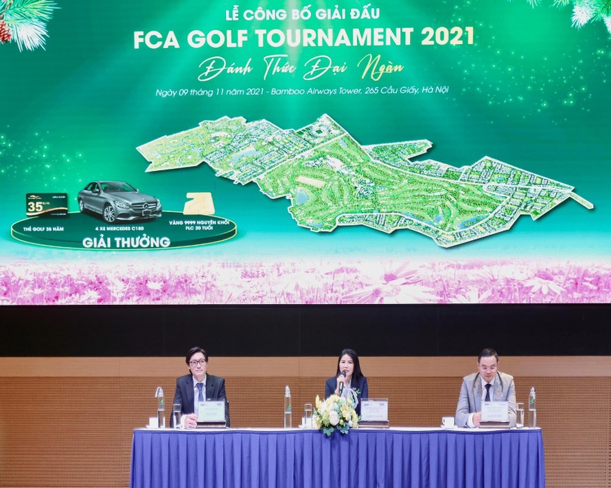 Họp báo công bố giải FCA Golf Tournament 2021 