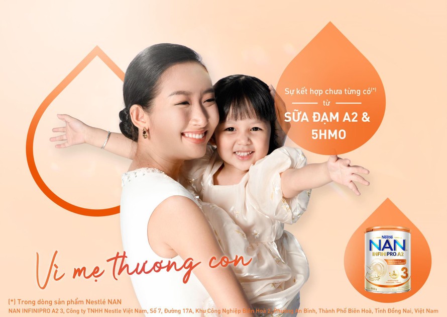 Sản phẩm NAN INFINIPRO A2 hoàn toàn mới thuộc phân khúc siêu cấp trong danh mục sản phẩm của Nestlé NAN, đồng hành cùng mẹ trong việc giúp hỗ trợ hệ tiêu hóa, tạo nền tảng vững chắc cho sức khỏe lâu dài của con.