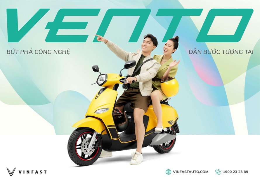 VinFast ra mắt mẫu xe máy điện Vento