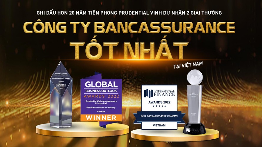 Prudential Việt Nam liên tiếp đón nhận 2 giải thưởng uy tín 