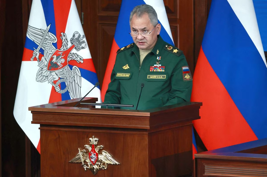 Bộ trưởng Quốc phòng Nga Sergei Shoigu. Ảnh: Reuters