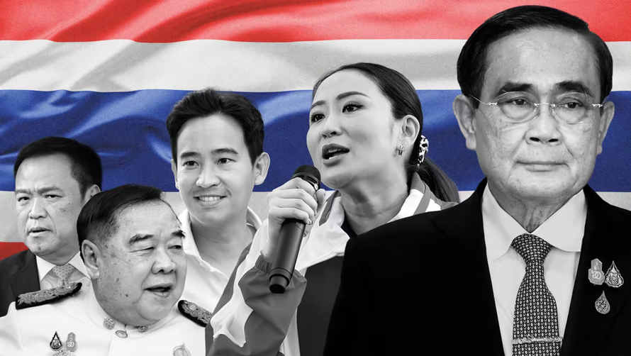 Các chính đảng Thái Lan tìm cách vượt qua bẫy thu nhập trung bình để giành chiến thắng trong cuộc bầu cử vào ngày 14/5. Ảnh: Nikkei Asia