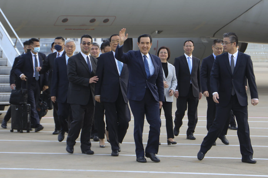 Chuyến đi tới đại lục của ông Mã Anh Cửu - cựu lãnh đạo Đài Loan, không đạt được thành công như kỳ vọng. Ảnh: AP