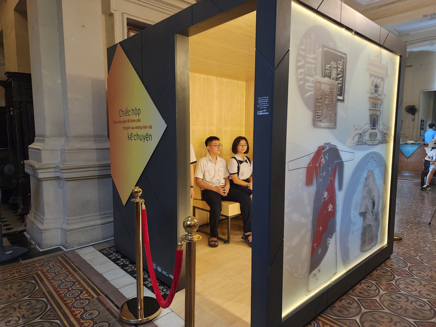Mô hình “Chiếc hộp kể chuyện” của Bảo tàng Thành phố Hồ Chí Minh.