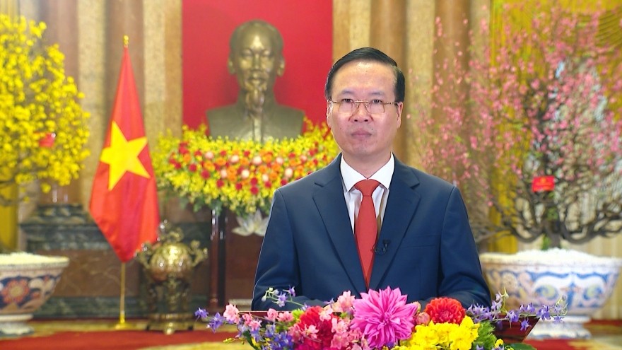 Chủ tịch nước Võ Văn Thưởng chúc Tết Giáp Thìn