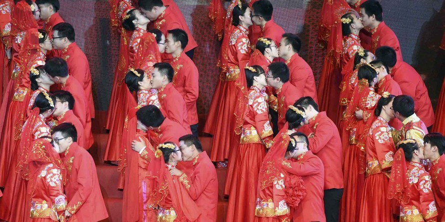 Tỷ lệ kết hôn của thanh niên Trung Quốc tăng trở lại