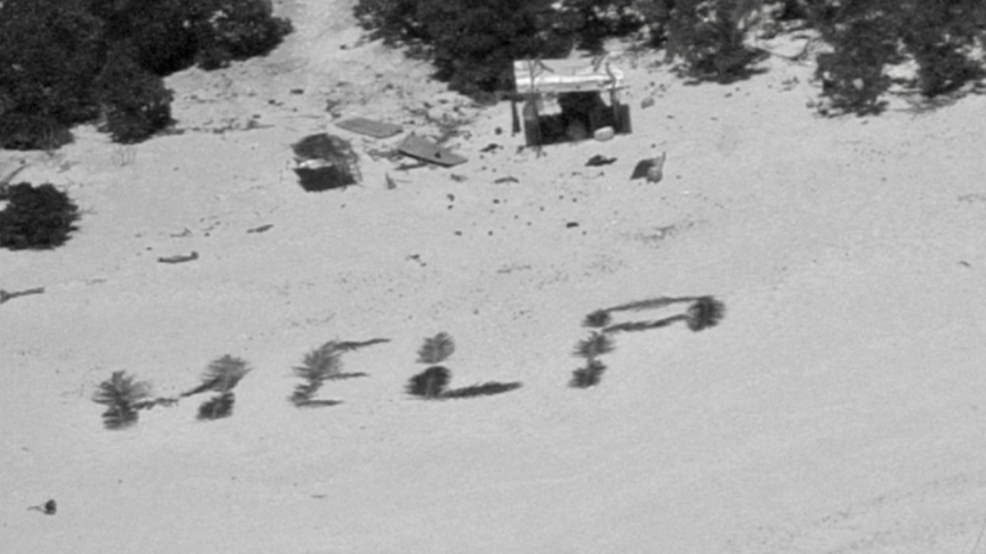 Thủy thủ được giải cứu khỏi đảo hoang nhờ dòng chữ trên cát