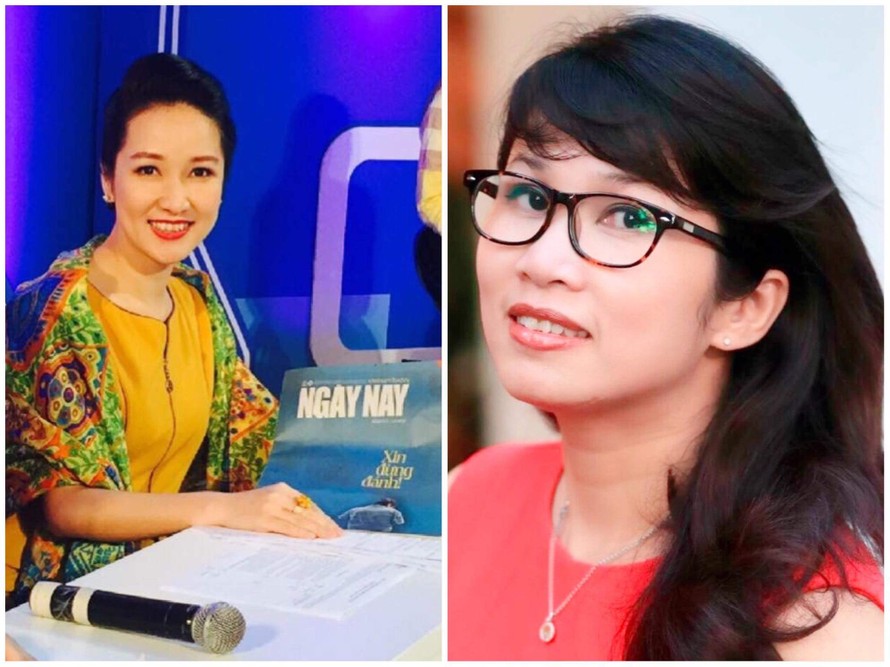 Ts Phan Thị Thuỳ Trâm (trái) và Nhà báo Nguyễn Mỹ Linh