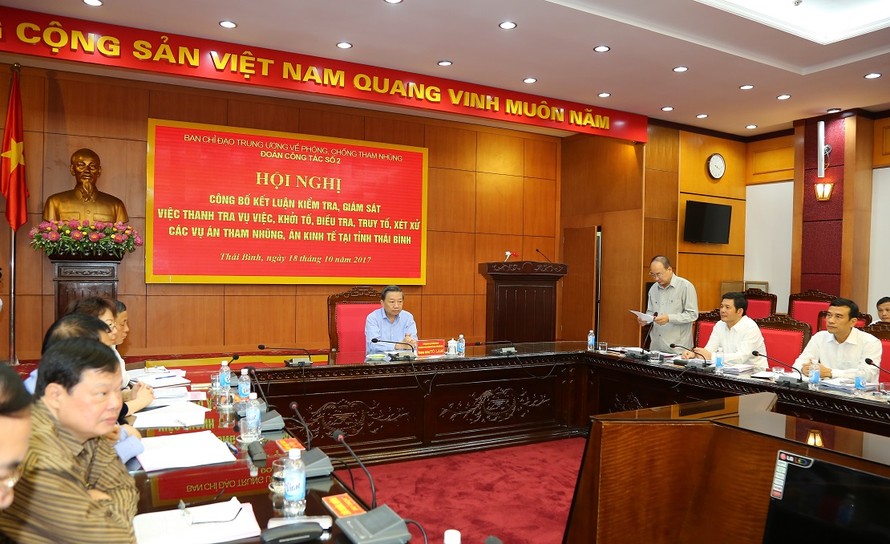 Công bố Kết luận kiểm tra, giám sát tại Nam Định, Thái Bình