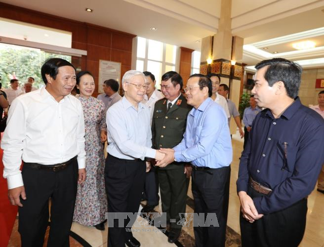 Tổng Bí thư Nguyễn Phú Trọng thăm và làm việc tại thành phố Hải Phòng