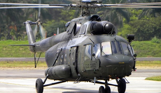 Trực thăng MI-17 của Colombia (Hình ảnh minh hoạ).