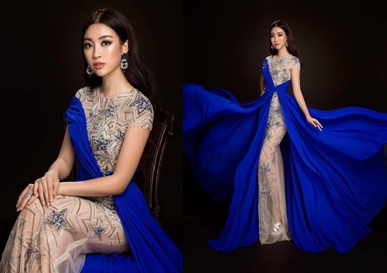 Hoa hậu Đỗ Mỹ Linh catwalk tự tin tại Miss World 2017